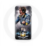 Samsung Galaxy J3 2017 Case vormel 1 Fernando Alonso F1 juht