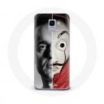 &Uuml;mbris Samsung Galaxy J6 2018 La casa de papel Berlin Mask Split jaoks