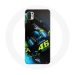 &Uuml;mbris Xiaomi Redmi Note 10T 5G Valentino Rossi Moto GP jaoks
