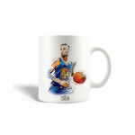 Mug en C&eacute;ramique Stephen Curry Joueur de Basketball Warriors de Golden State