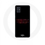 Coque pour Samsung Galaxy A51 5G Stranger Things Affiche Logo Joyeux no&euml;l