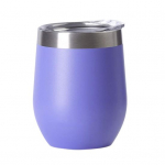 Kaasaskantav roostevabast terasest vaakum-isolatsiooniga trummel kohvi-tee tassikruus kaanega lilla