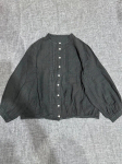 Johnature vintage linasest naiste topid Pluusid S&uuml;gises plisseeritud lahtised k&otilde;ik sobivad &uuml;hev&auml;rvilised naiste s&auml;rgid One Size hall v&auml;rv