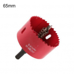 60/65/80/100mm punane metallist puidust augusaed puuriotsakuga plastikust rauast plaadi auguavaja 65mm