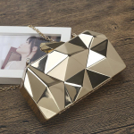 Naiste k&auml;ekotid Naistele Sidurid Mood Geomeetriline Mini Peo&otilde;htu Rahakott Crossbody &Otilde;lakott Gold Box Clutch