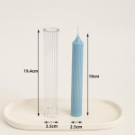 1 tk DIY k&auml;sitsi valmistatud tarvikud l&otilde;hnav romantiline &otilde;htus&ouml;&ouml;k k&uuml;&uuml;nla s&uuml;stimisvorm pika samba hammasratta otsa vaha akr&uuml;&uuml;lk&uuml;&uuml;nla vorm 18cm cylinder