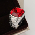 Mees Naine Retro roostevabast terasest vintage ehted Printsess l&otilde;igatud kollane kivist antiikne pakkumine kingis&otilde;rmused pruudi pulmab&auml;nd 7