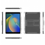 L&auml;bipaistev TPU tagakaas jalattiga iPad 10.2 2021 2020 2019 jaoks (iPad 9. 8. 7. p&otilde;lv) Pliiatsihoidja kate 4 p&otilde;rutuskindlat turvapatja iPad 9th 2021 10.2 puhas