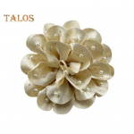 Naiste pross, lillekujuline kivikivist kunstp&auml;rl, libisemisvastane kott mantel krae m&uuml;ts Sall kaunistus riided n&ouml;&ouml;pn&otilde;el pidu balli r&otilde;ivad ehted khaki