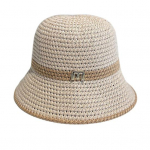 Suvine naiste kalameeste m&uuml;ts p&auml;ikesekaitse UV-vastane kokkupandav &otilde;lgk&uuml;bar Letter Decor Hingav kaasaskantav telkimine rannas reisimine Aiandus p&auml;ikesem&uuml;ts beež