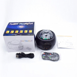 Star Galaxy projektor &ouml;&ouml;valgus Bluetooth muusika planeet v&auml;rviline projektsioonlamp laste lapsed kaunistavad magamistoa LED-lampi kingitus USB must