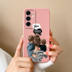 Samsung M15 A15 A55 A35 S24 Ultra S24+ F15 telefoni kaane&uuml;mbriste jaoks mood poiss, t&uuml;druk Kvaliteetne silikoonist pehme kaamera kaitsekork kaitseraud Galaxy jaoks Samsung A55