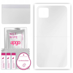 apgo Ultra Clear Protective Skin Sticker for the back compatible with WIko Y52, Wrap Film, Hydrogel Film, Flexible, Soft TPU with positioning layer ea