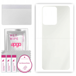 apgo MATTE Protective Skin Sticker for the back compatible with Vivo Y77E, Wrap Film, Hydrogel Film, Flexible, Soft TPU with positioning layer easy in