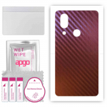 apgo skin sticker film foil vinyl for the BACK compatible with Sharp Aquos D10, scratch-resistant, easy to install - Carbon Chameleon CAKA5