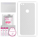 apgo Protective Skin Sticker for the back compatible with Google Pixel XL, Wrap Film, Foil, Vinyl - Pattern Transparent Carbon