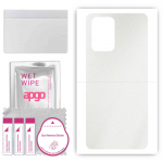 apgo Protective Skin Sticker for the back compatible with Xiaomi POCO X3 GT, Wrap Film, Foil, Vinyl - Pattern Matte Transparent