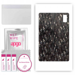 apgo Protective Skin Sticker for the back compatible with HTC A101, Wrap Film, Foil, Vinyl - Pattern Carbon Black Pixel