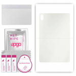 apgo MATTE Protective Skin Sticker for the back compatible with Acer Iconia Tab P10, Wrap Film, Hydrogel Film, Flexible, Soft TPU with positioning lay