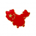 Hiina punase lipu kaardikujuline pross, riigip&uuml;ha riigilipu pross, n&ouml;&ouml;pn&otilde;el, &uuml;likonnad, kampsunim&auml;rk, r&otilde;ivaadmed A