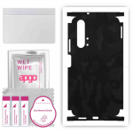 apgo Protective Skin Sticker for the back+sides compatible with Honor 20 Pro, Full Wrap Film, Foil, Vinyl - Pattern Black Camo