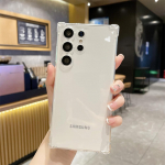 Ametlik p&otilde;rutuskindel l&auml;bipaistev kaitseraua &uuml;mbris Samsung Galaxy S24 S23 S22 S21 S20 Plus FE Note20 Ultra A34 A54 A73 A33 A53 A52 A82 A72 jaoks For Samsung S23 puhas