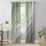 Salveiroheline hall gradiendiga aknakardinad elutuppa magamistoa kardin Moodne k&ouml;&ouml;gikardinad kardinad kardinad 135W x 135H(cm) x1