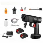 Taaslaetav autopesup&uuml;stoli juhtmeta survepesumasin elektriline veep&uuml;stoli vahumasin 2 akuga EU must