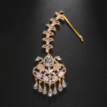 Elegantne geomeetriline otsmikukett India pulmakaunistus Boheemlaste tuttidega peakate Naiste juuste ehted as the picture