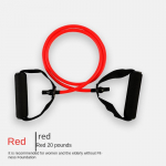 5-tasemeline elastne rihm jooga t&otilde;mbek&ouml;is Elastne j&otilde;usaali k&auml;epidemetega j&otilde;usaali harjutuste torurihm kodusteks treeninguteks ja j&otilde;utreeninguteks punane