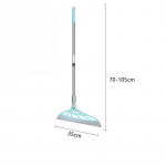 Wiper Magic Blackening Technology M&auml;rg ja kuiv Vannitoa Vannitoa P&otilde;randapuhastaja Silikoonhari P&uuml;hkimine telescopic + rotating sinine
