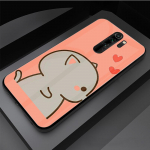 chibi cat must silikoonist telefoni&uuml;mbris Redmi note 8 7 Pro S 8T jaoks redmi 9 7A Cover Shell jaoks Redmi Note 6