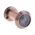 Kvaliteetse vaigust l&auml;&auml;tse ja tsingisulamist kattega kraadiklaasi lainurk uksevaatur Silver