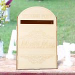 Rustikaalne puidust pulmakarbid - Elegantne &uuml;mbrikuhoidja pruudidu&scaron;iks ja vastuv&otilde;tuks Style B