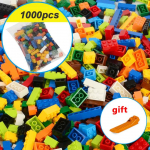 Kuumad 1000 t&uuml;kki Ehitusklotsid Linna isetegemine Loomingulised klotsid Mudelfiguure Harivad Lastele M&auml;nguasjad &Uuml;hilduvad k&otilde;igi kaubam&auml;rkidega