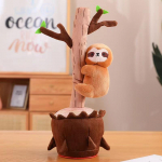 Multikas Naljakas Elektriline Pl&uuml;&uuml;sm&auml;nguasi Panda Ahv Pingviin Elevant H&uuml;ljes Laiskloom Oskab R&auml;&auml;kida Laulda Kiikuda Keerutada Beebi Parim Kingitus Bluetooth version