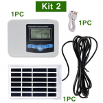 Aia automaatne tilkniisutuss&uuml;steemi taimer p&auml;ikeseenergia topeltpumbaga intelligentne kontroller, automaatne kastmine Kit 2