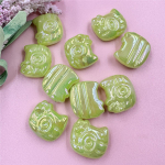 Kaamera kuju akr&uuml;&uuml;l 20,8*24mm 10tk DIY Ehted Aksessuaarid K&auml;ev&otilde;ru Kaelakee Valmistamine K&auml;sitsi valmistatud Materjalid Mood UV V&auml;rvilised Ripatsi Aksessuaarid roheline