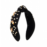 Harmony juuksepael Cross Border Euroopa ja Ameerika kommiv&auml;rvi riidest peapael laia servaga s&otilde;lme ja teemantp&auml;rliga armsad Korea juuste ehted punane