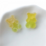 Kvaliteetne astmeline v&auml;rviline armas imitatsioon pehme karu multifilm 10 tk telefoni &uuml;mbris DIY ehted tarvikud helmed Materjal vaik plaaster ilma auguta