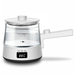 500 ml veekeetja, multifunktsionaalne klaasist teekeetja termoskann, kodune automaatne temperatuuri reguleerimise nupp, tervisekann 220 V UK valge