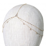 Boho stiilis peakett kividest ripats kahekihiline elegantne peakate Bling pruudi otsmikukett ehe kingitus juustele aksessuaar