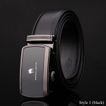 Automaatne pandlaga puhtast lehmanahast &auml;rimeeste v&ouml;&ouml; Meeste ehtsast nahast v&ouml;&ouml; p&uuml;ksirihm 130cm