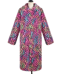 Leopard Faux Karusnahast Jakk Naiste R&otilde;ivad Moodne Rev&auml;&auml;riga Kohev Jakk Naiste Pikkade Varrukatega Bleiseri Kraega Faux Karusnahast Jakk Daamide Pl&uuml;&uuml;sist Jakk Streetwear L Heleroosa