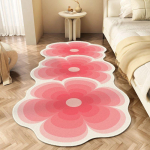 Flower Cycle voodi&auml;&auml;rne pl&uuml;&uuml;sis p&otilde;randamatt Kohevad pehmed vaibad elutuppa Kaasaegse p&otilde;hjamaise magamistoa sisekujundusega vaip Paks libisemisvastane vaip 80*180cm