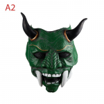 Creative Personality Mask Cosplay Mask Lateks n&auml;omask roheline