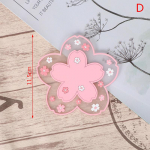 Isikup&auml;rastatud Cherry Blossom Coaster isolatsioonipadi Armsa t&uuml;druku s&uuml;damepadjake potipadjake 11.5cm roosa