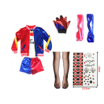 Cosplay kost&uuml;&uuml;m lastele Cosplay t&uuml;druk Kawaii must peokleit kost&uuml;&uuml;m parukas Halloween XL sinine