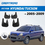 4 tk auto esiosa ja tagumised poritiiva laiendid HYUNDAI TUCSON 2005 2006 2007 2008 2009 jaoks, porikaitse