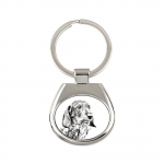 Dachshund Wire-haired, Wiener dog, Badger dog I - keychain with a dog, keychain with a print, personalized pendant from the Art-Dog brand